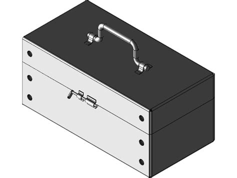 metal tool box blueprints|sheet metal tool box design.